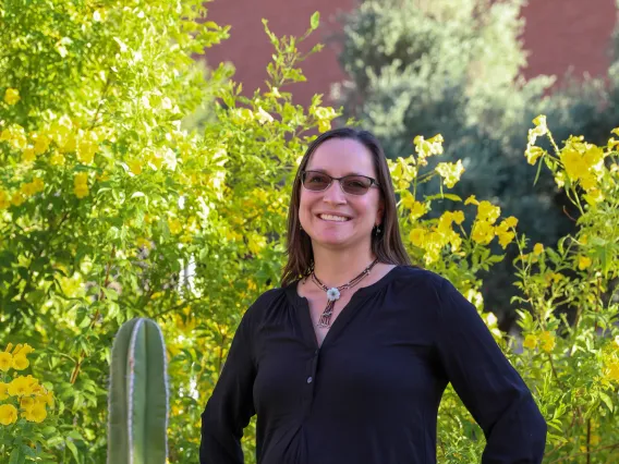 Dr. Vanessa Buzzard, research in the School of Natural Resources and the Environment, and founder of the GSI Campus Living Lab