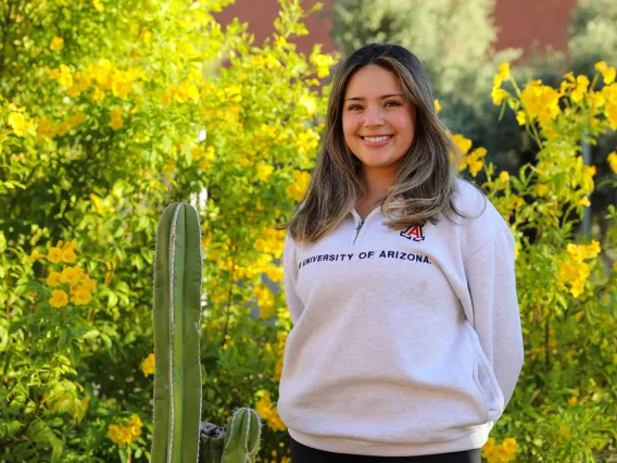 Renata Martin, undergraduate research technician in the School of Natural Resources and the Environment