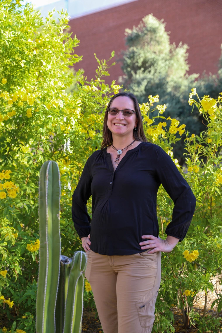 Dr. Vanessa Buzzard, research in the School of Natural Resources and the Environment, and founder of the GSI Campus Living Lab