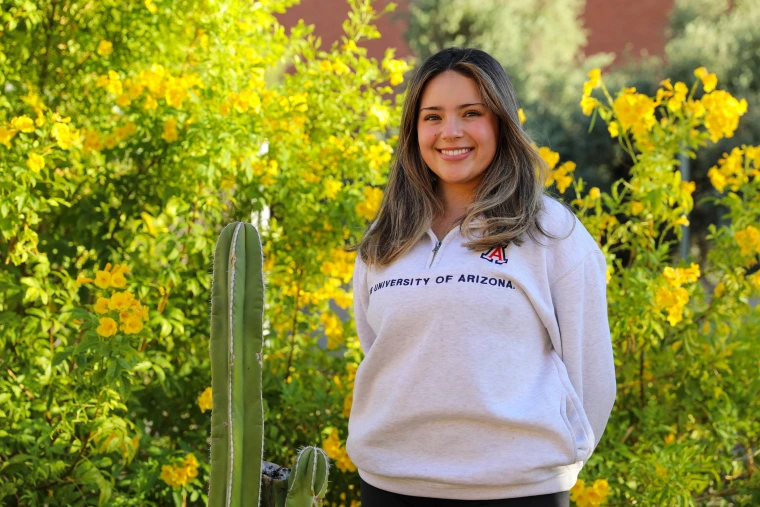 Renata Martin, undergraduate research technician in the School of Natural Resources and the Environment